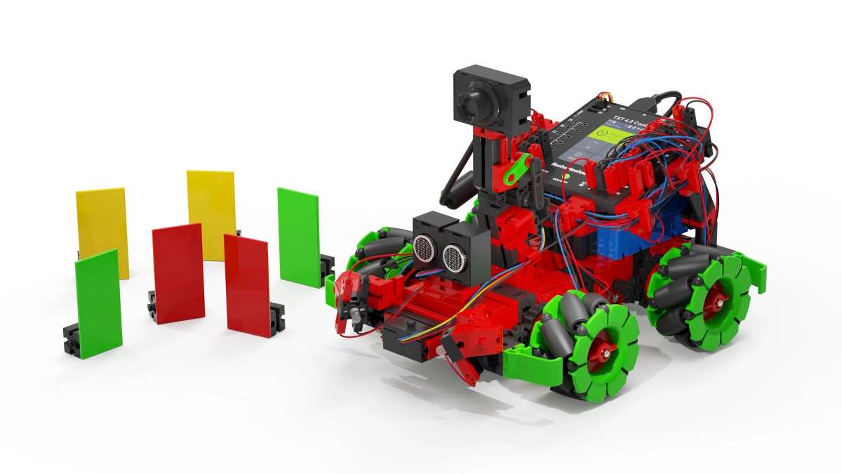 fischertechnik SC Ultimate AI Add On: Mobility, Erweiterungsset Autonomes Fahren für STEM Coding Ultimate AI