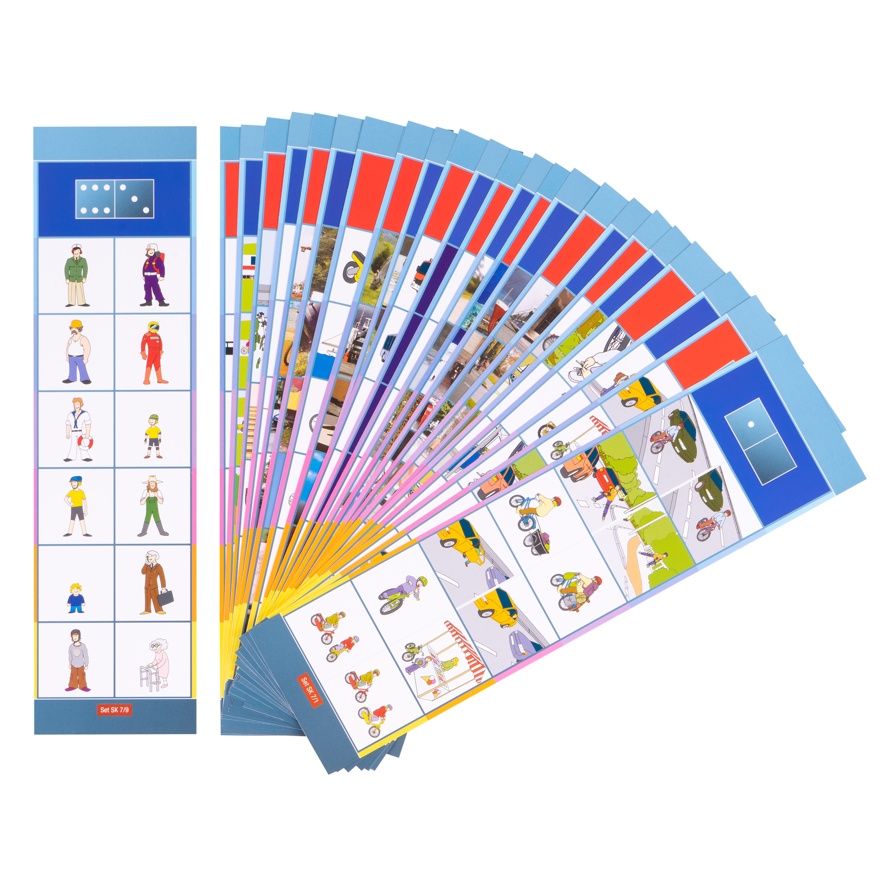 Lernkarten, Flocards Vorschule SK7, Verkehrserziehung, 24-teilig