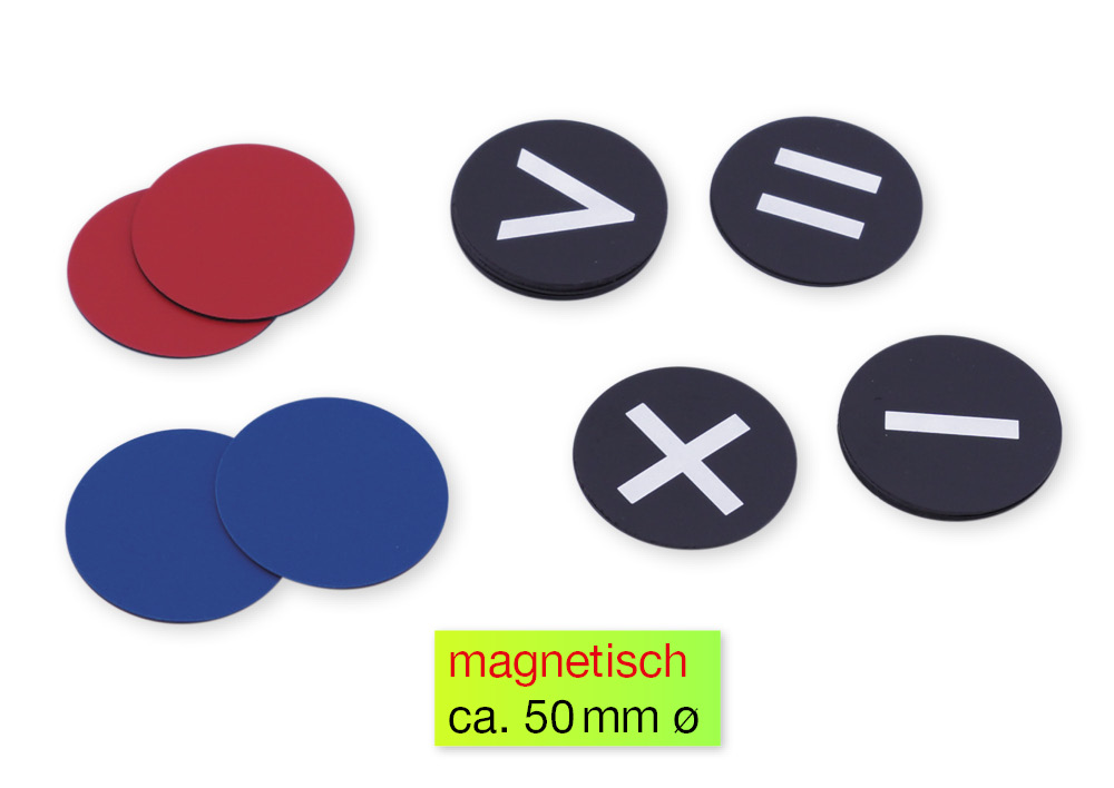 Demo-Wendeplättchen, magnetisch, 125-tlg., im Koffer