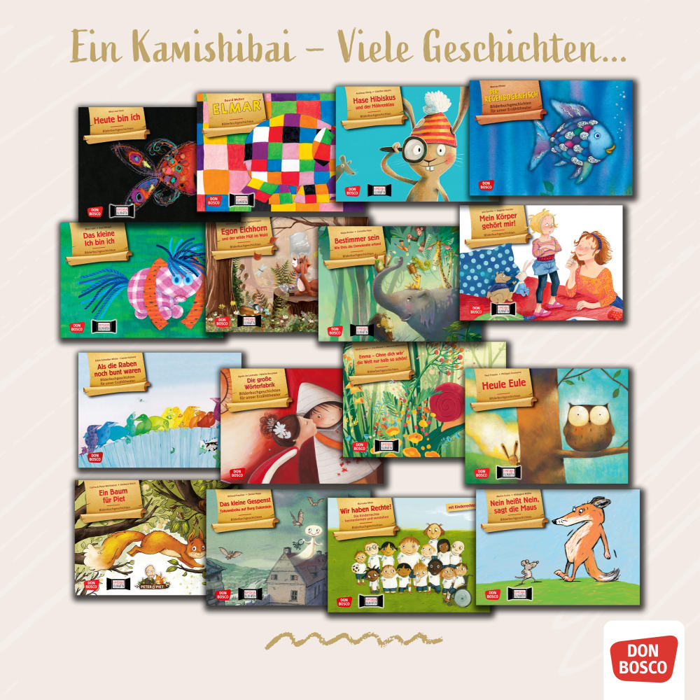 Kamishibai Bildkartenset - Auf dem Bauernhof mit Emma und Paul