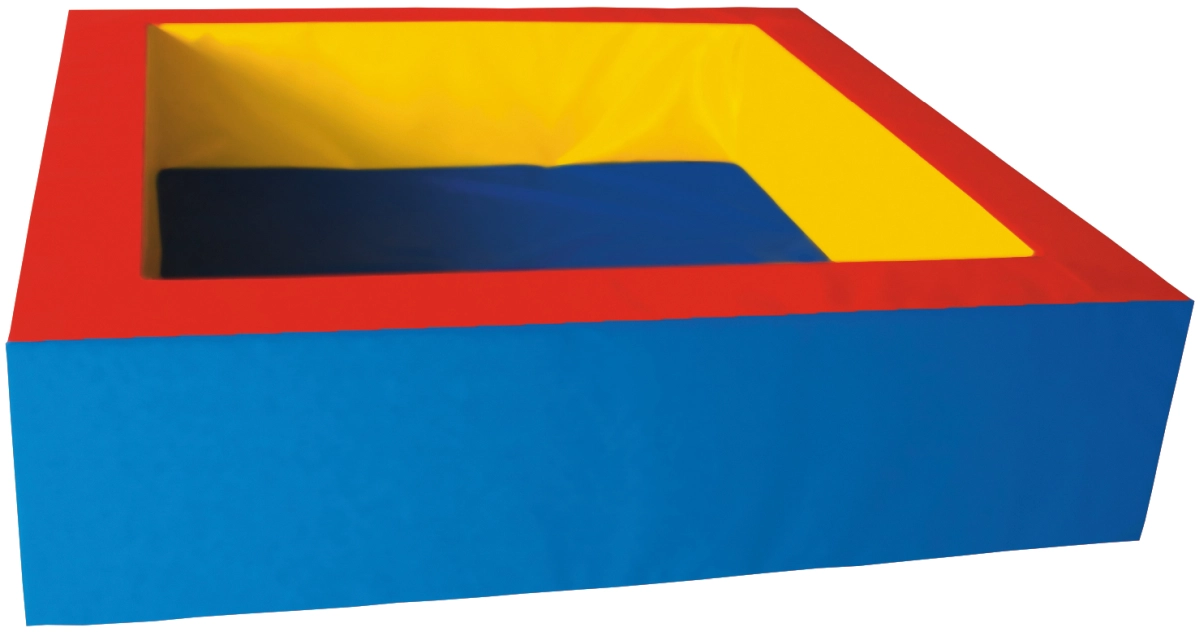 Ballbad Massiv, Polyester reißfest, bunt, 190 x 190 x 48 cm