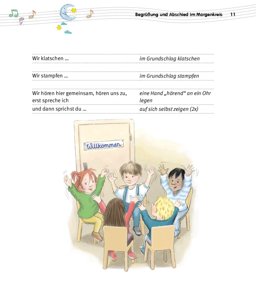 Der Krippenkinder-Morgenkreis, Buch inkl. Audio-CD, 1-3 Jahre