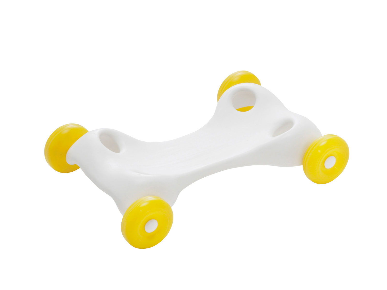 Rollbasis Gymnic Speedy Base für Rody-Hüpftiere, weiß