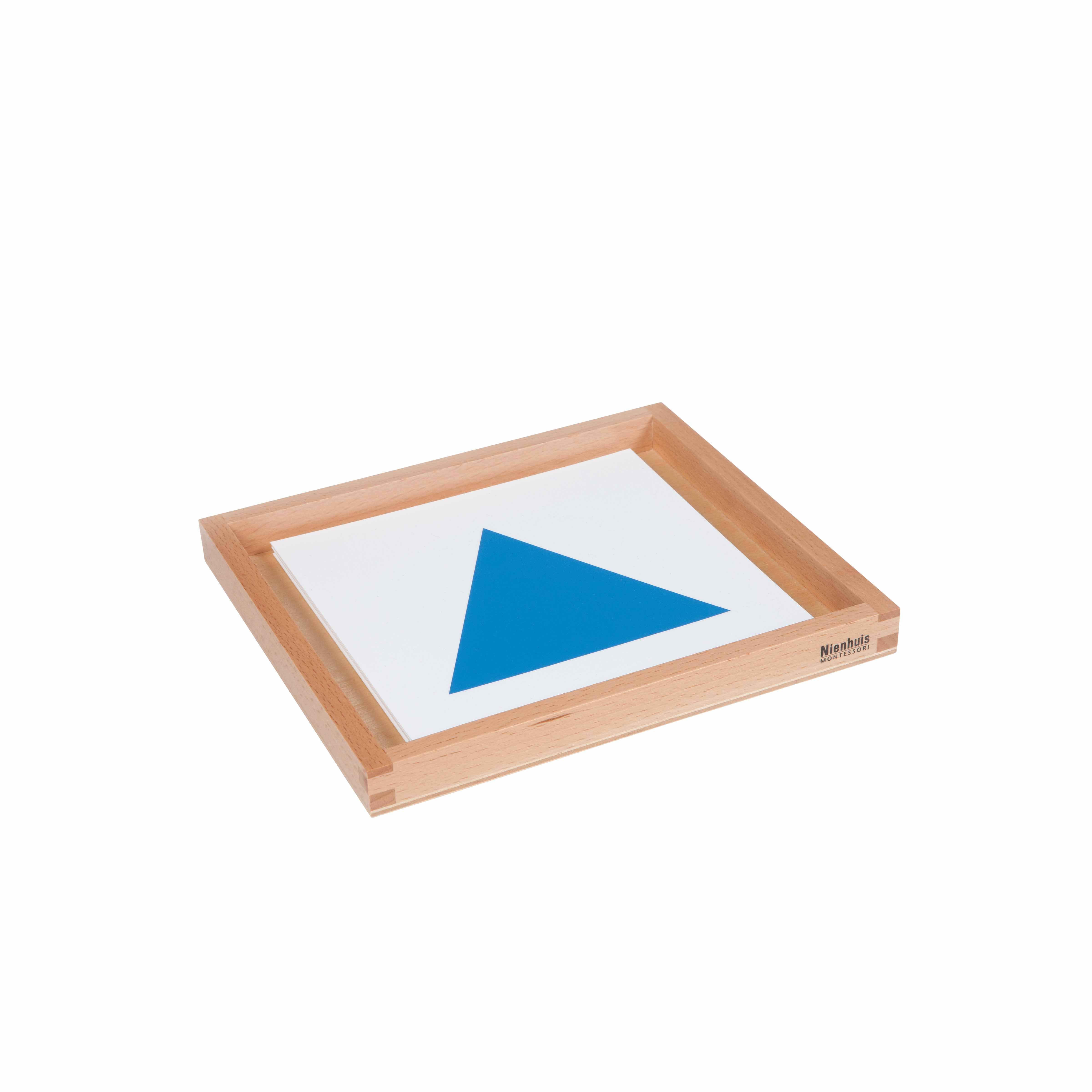 Geometrische Kartensätze für den Einführungsrahmen - Montessori Sinnesmaterial