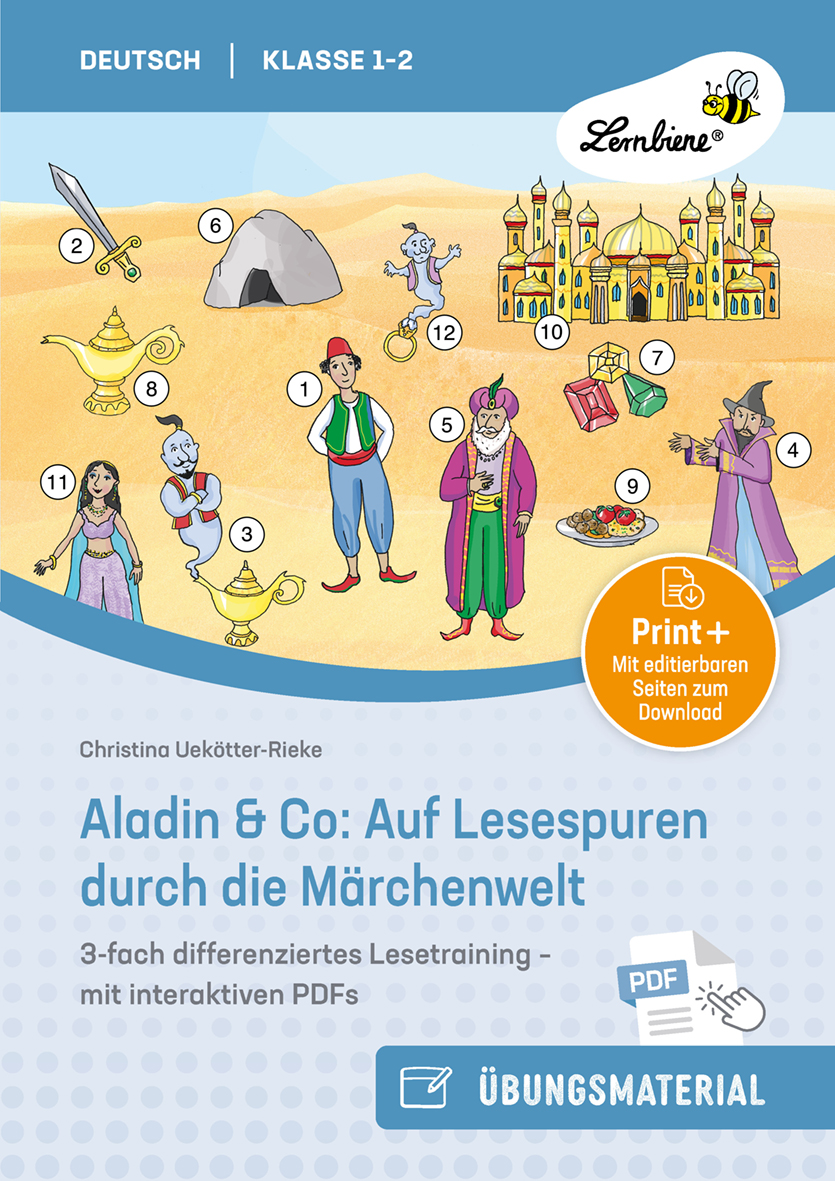 Aladin & Co: Auf Lesespuren durch die Märchenwelt, Buch, 1.-2. Klasse