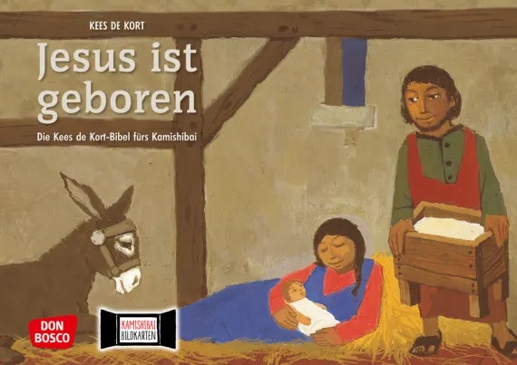 Kamishibai Bildkartenset - Jesus ist geboren, ab 4 Jahre