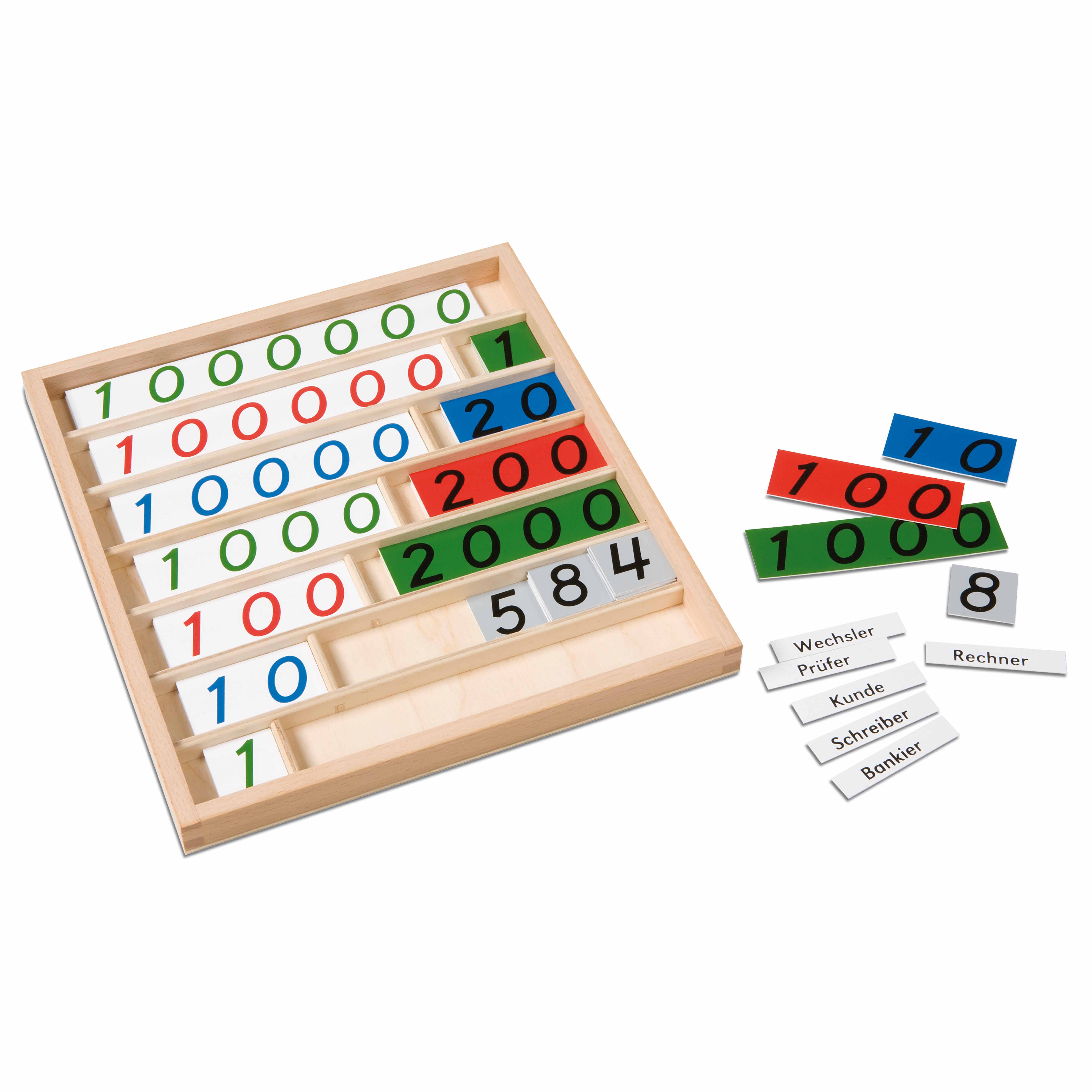 Bankspiel - Montessori Mathematik