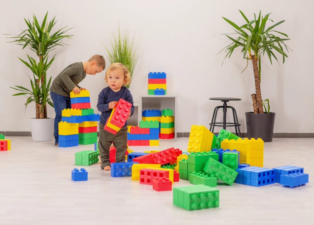 Softbausteine, MODO SoftSteine, 76-teilig, EPP-Schaumstoff, mehrfarbig