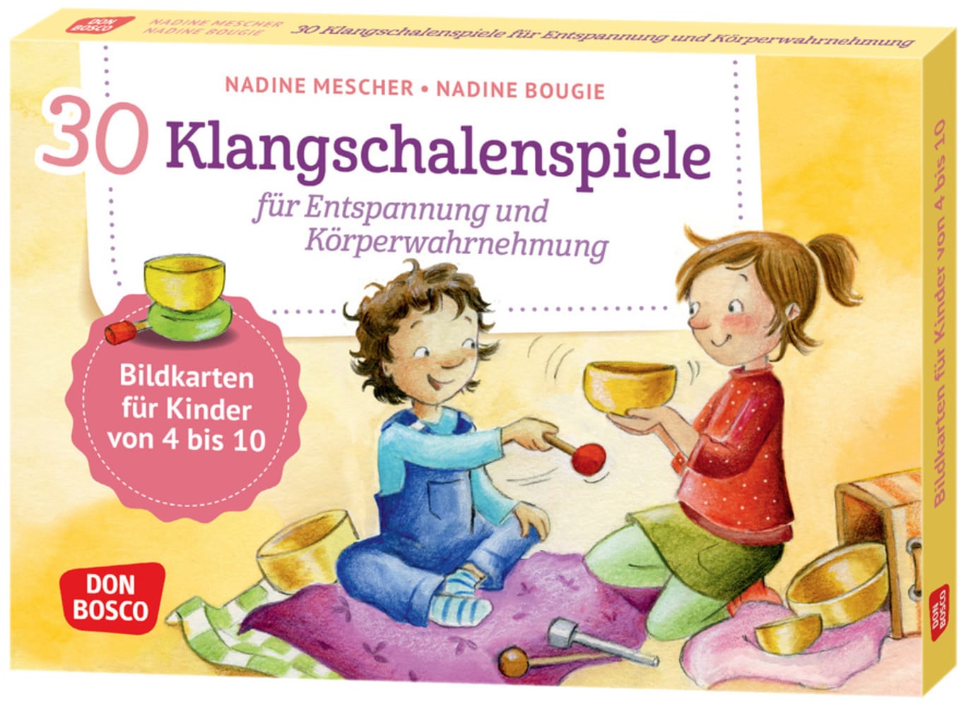 30 Klangschalenspiele für Entspannung und Körperwahrnehmung, 4-10 Jahre