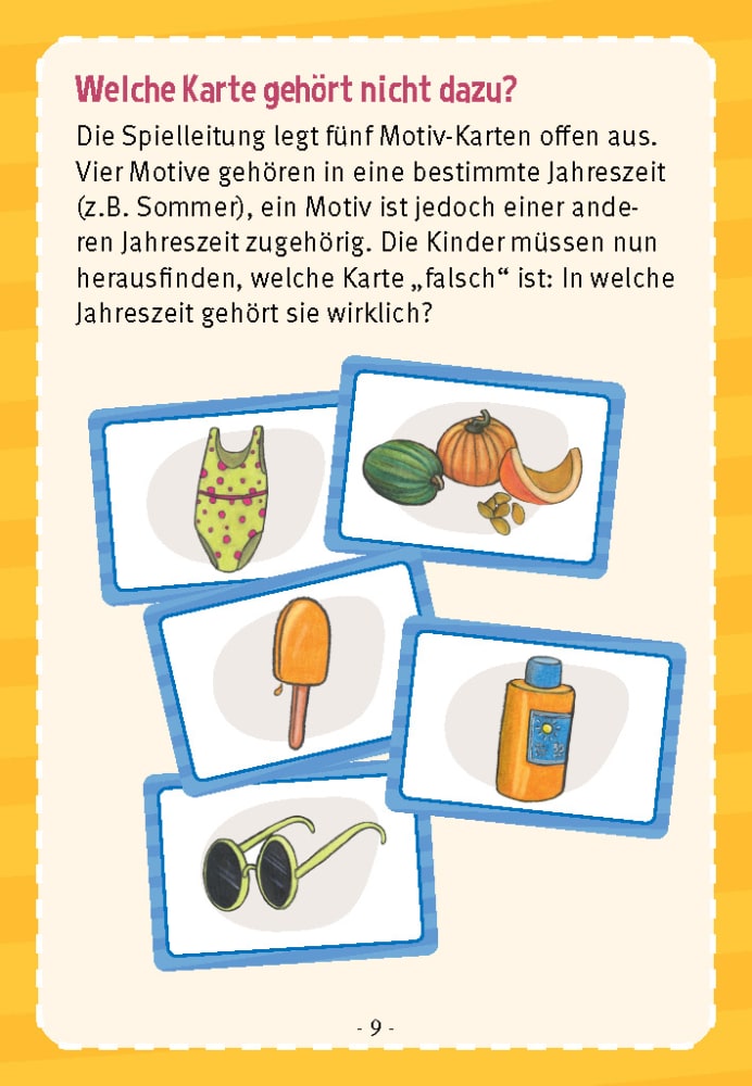 Was passt in welche Jahreszeit? 3-5 Jahre