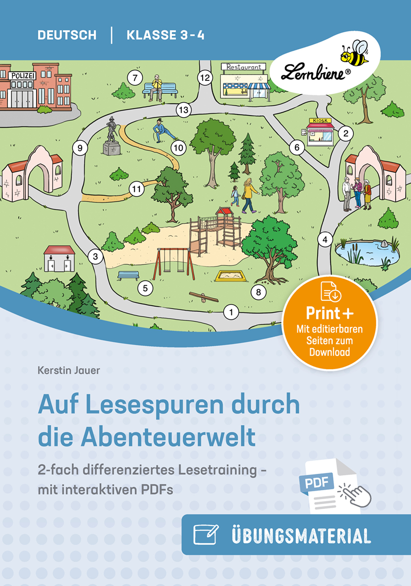 Auf Lesespuren durch die Abenteuerwelt, Buch, 3.-4. Klasse