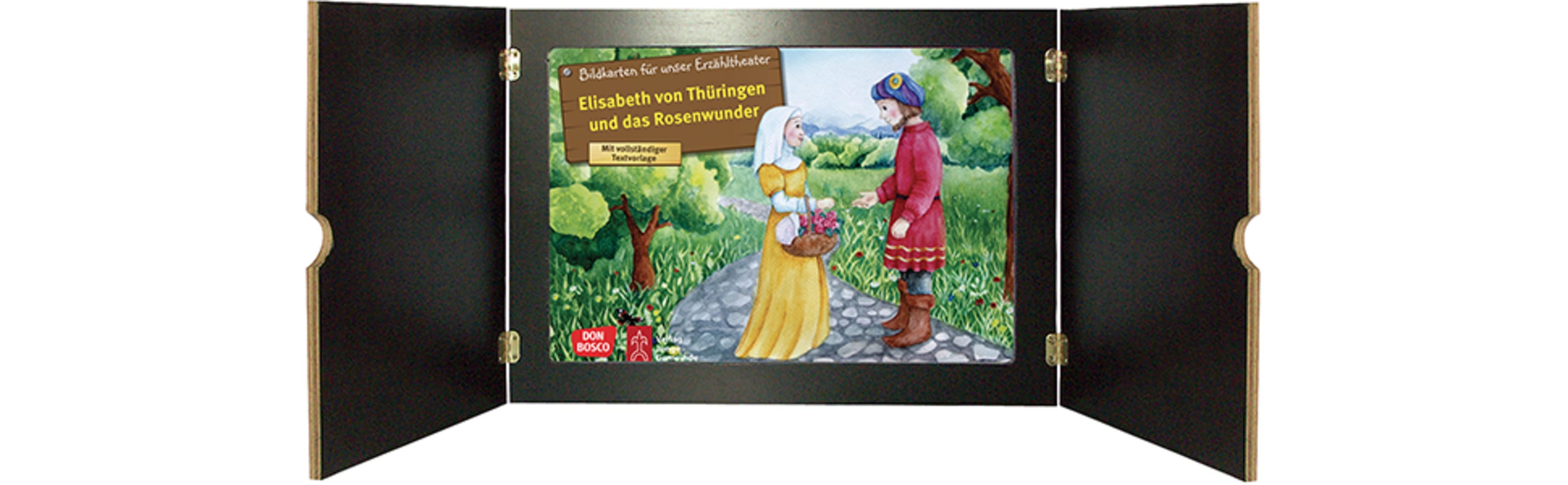 Kamishibai Bildkartenset - Elisabeth von Thüringen und das Rosenwunder, 5-10 Jahre