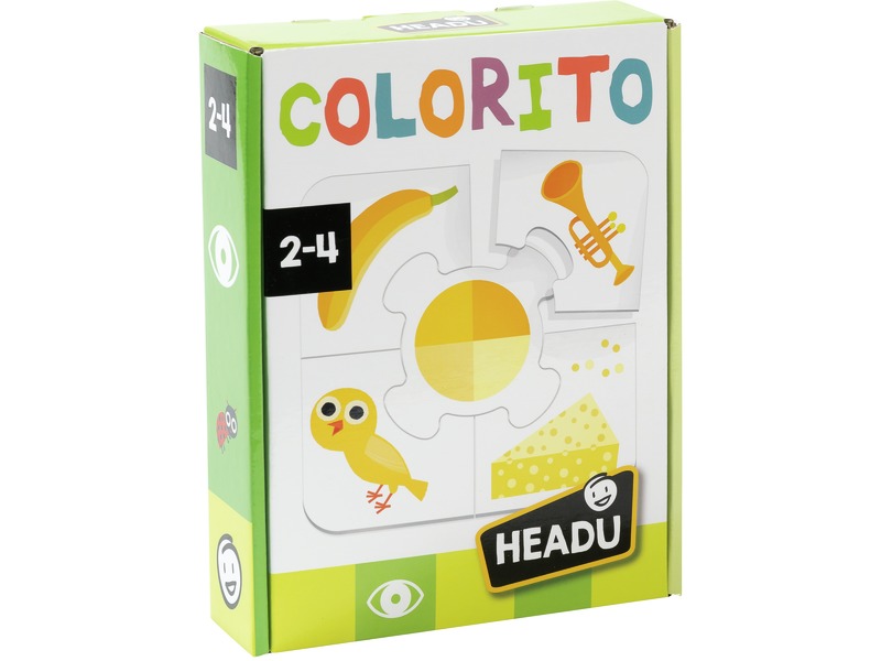 Farb-Zuordnungspuzzles Colorito, 6 Puzzles mit je 5 Teilen, ab 2 Jahren