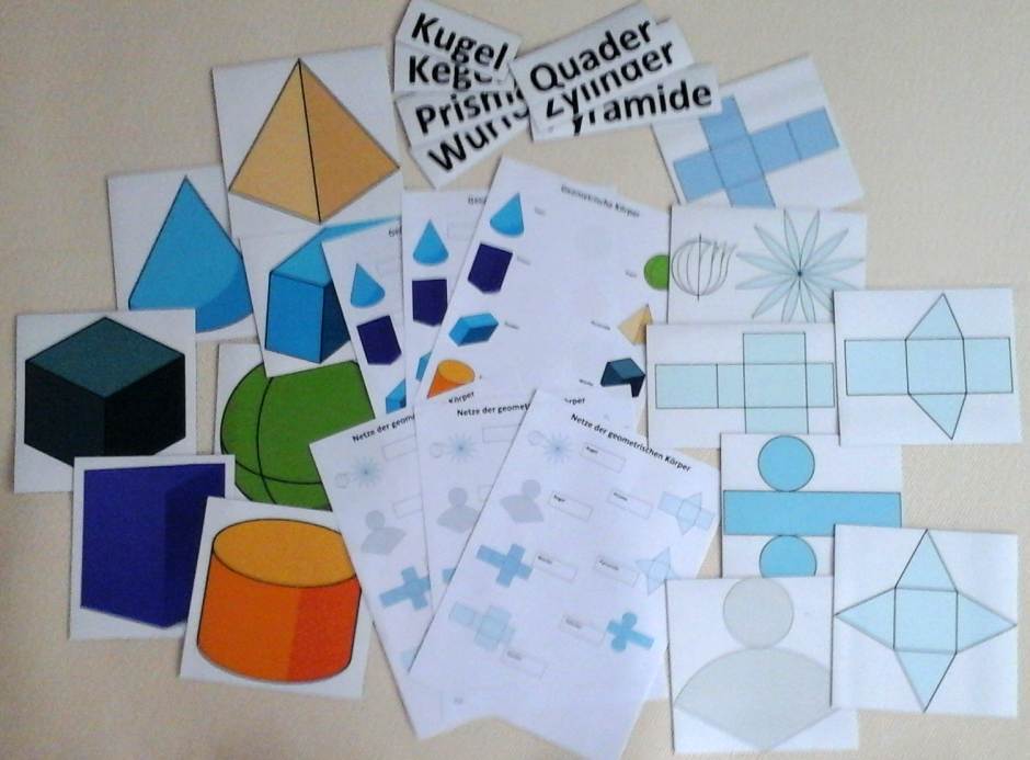Geometrische Körper und Flächen, magnetisches XXL-Kombi-Set