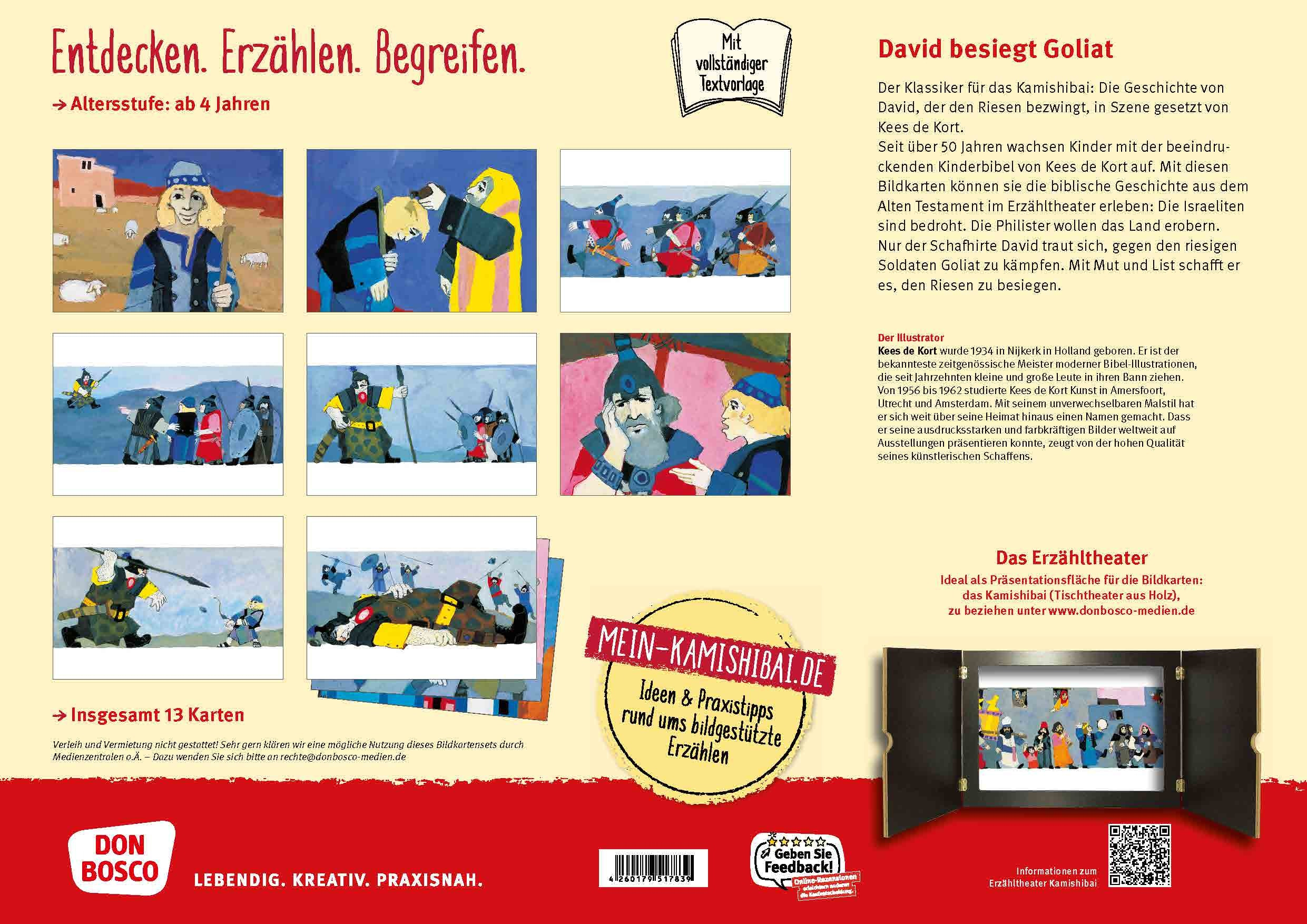 Kamishibai Bildkartenset - David wird König, ab 4 Jahre