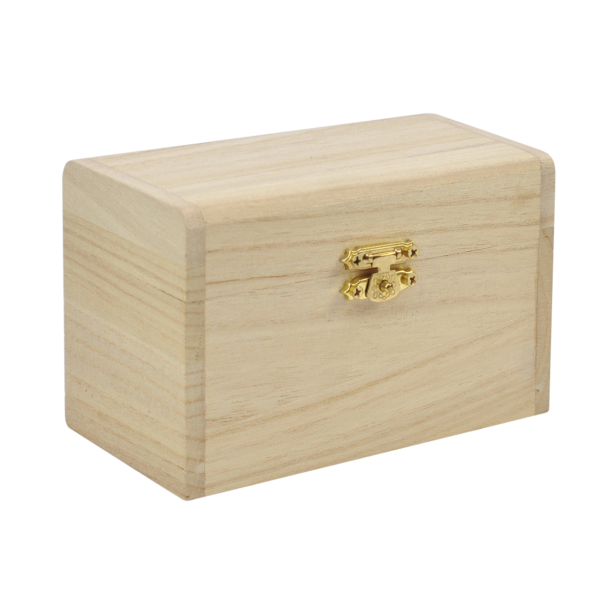 Schatzkistchen Holz, 13 x 8 x 7 cm, innen 12 x 5,8 x 4,8 cm, mit Klappschloss