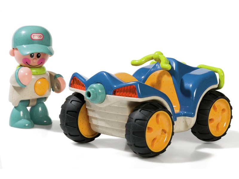 Spielfahrzeug Quad mit Figur und Rückziehmotor, ab 1 Jahr
