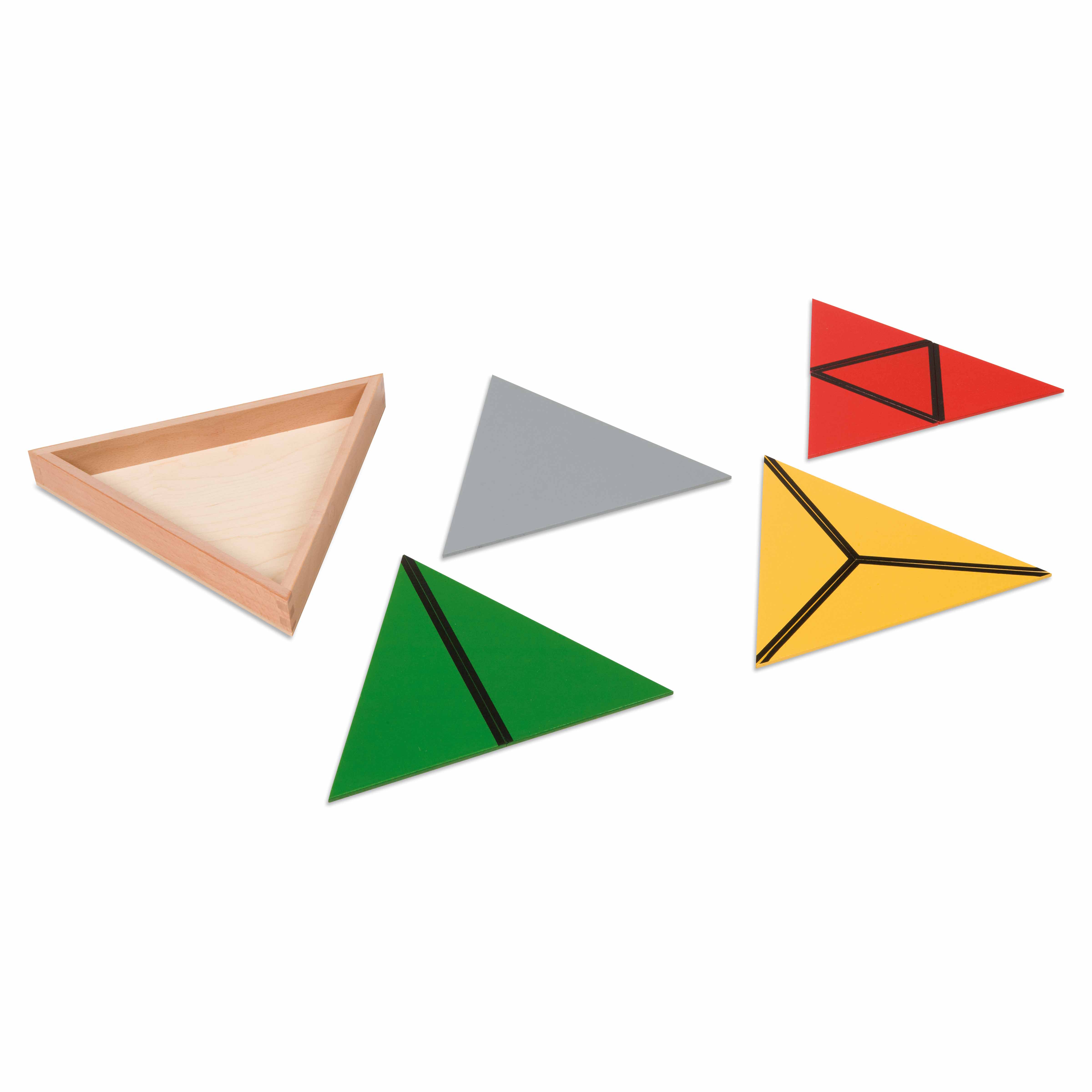 Konstruktive Dreiecke - Montessori Sinnesmaterial