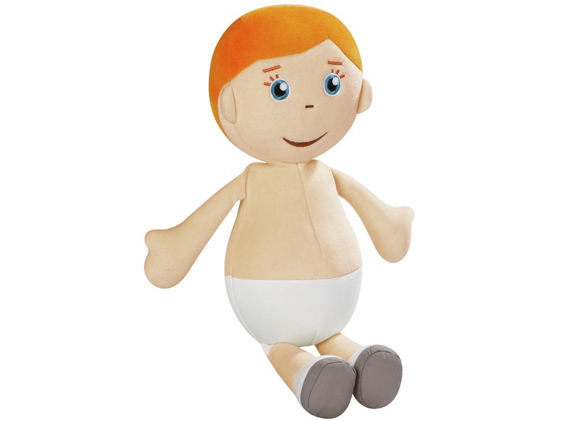 Emotionspuppe Baby Oscar aus Stoff mit Kuscheltier, ab 0 Jahren