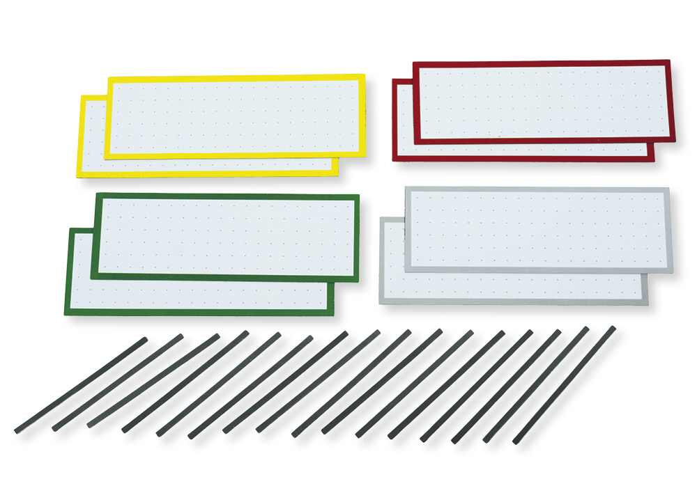 Zeitstrahl Flexaform blanko, magnetisch, 64-tlg.