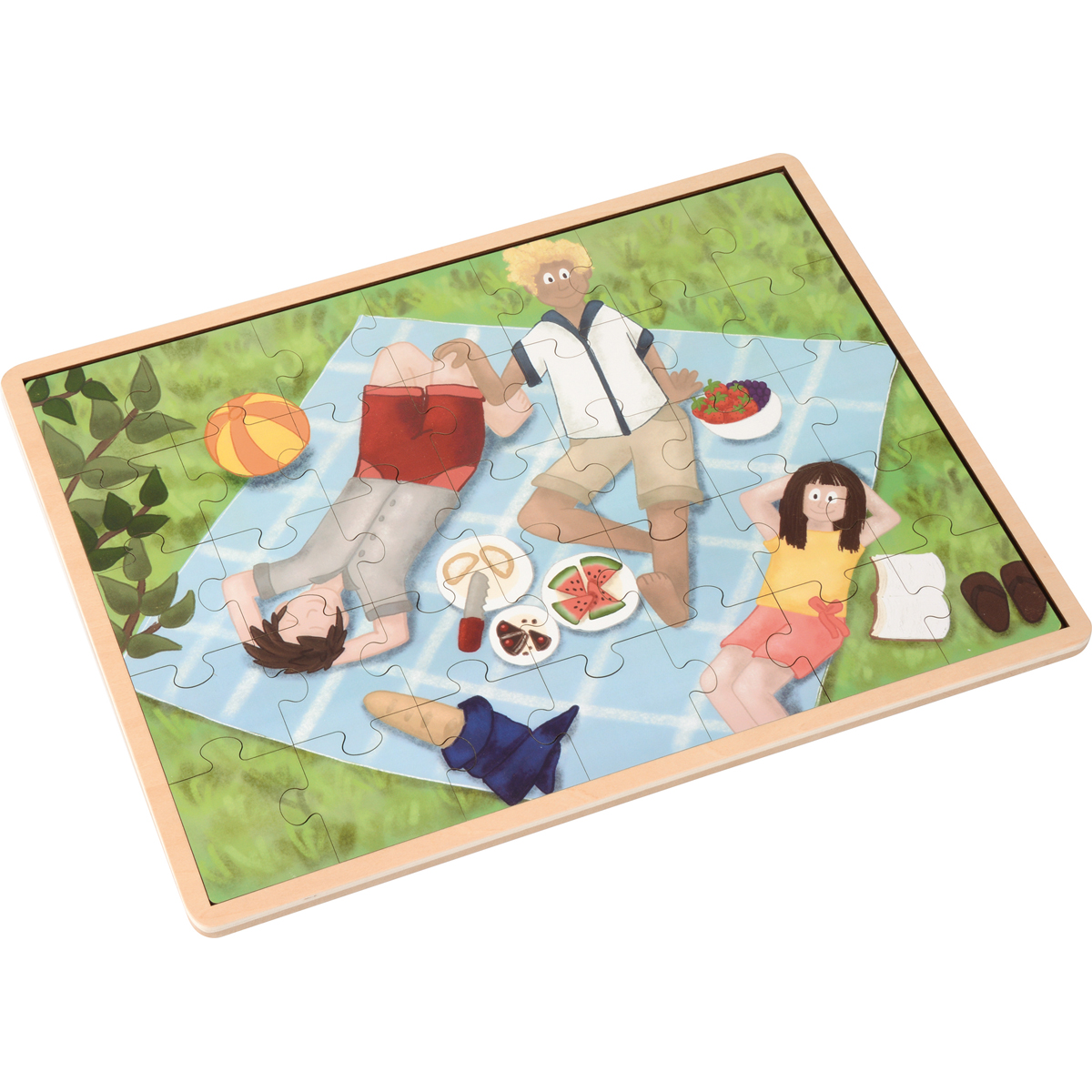 Puzzles Bunte Welt 6er Set, 35 Teile je Puzzle, 42 x 32 cm