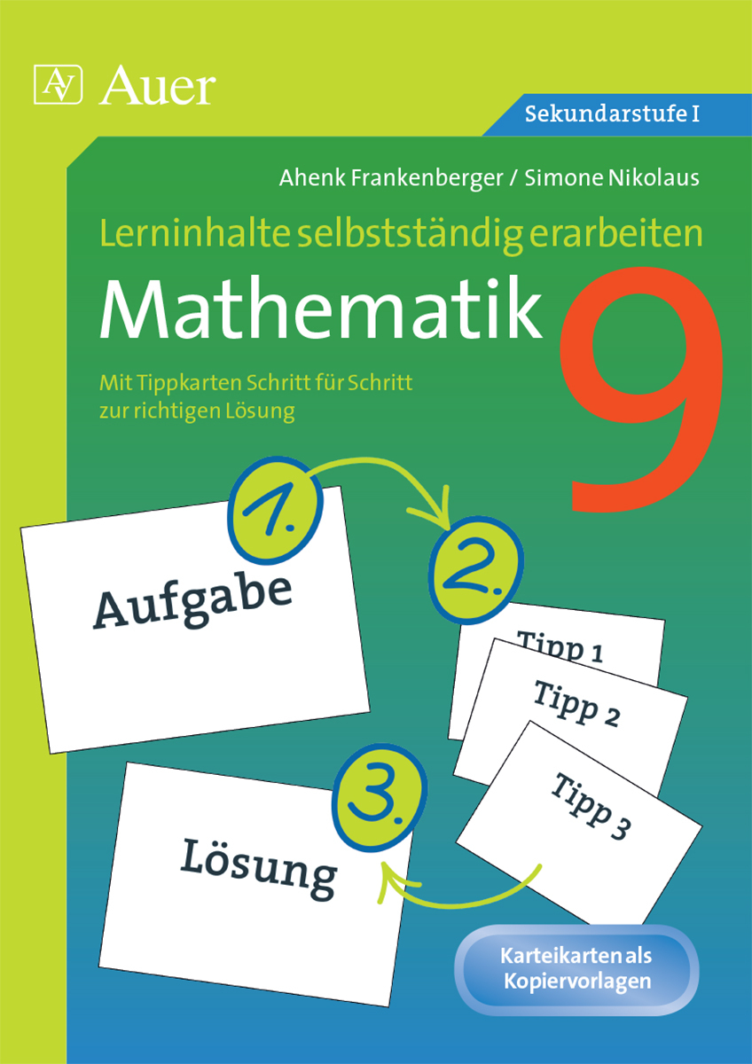 Lerninhalte selbstständig erarbeiten Mathematik 9