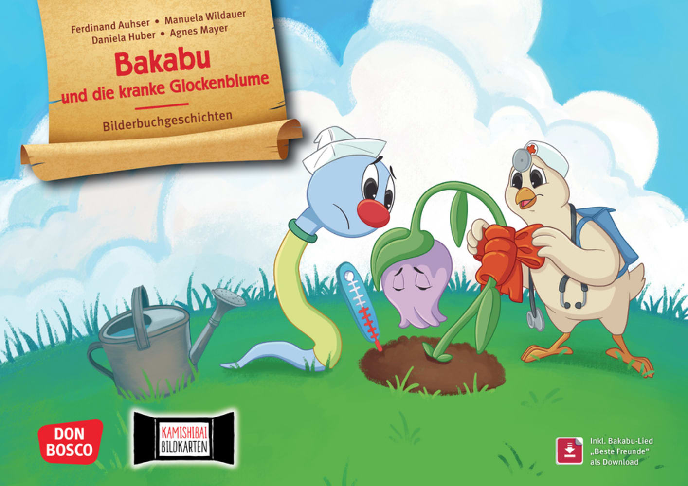 Bakabu und die kranke Glockenblume, Kamishibai Bildkartenset, 3-6 Jahre