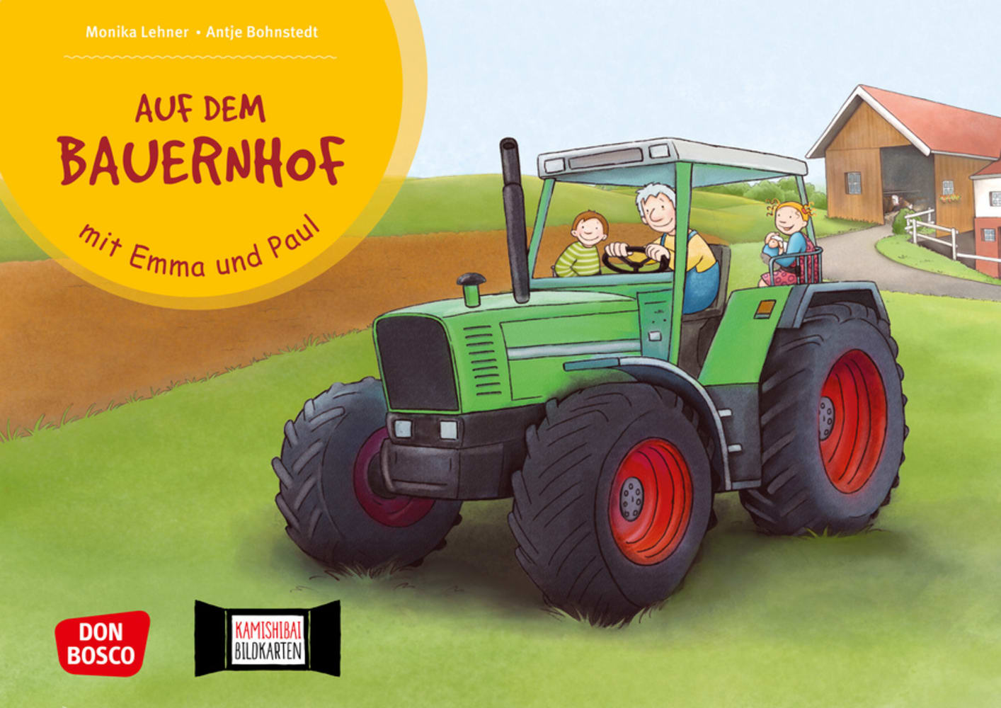 Kamishibai Bildkartenset - Auf dem Bauernhof mit Emma und Paul