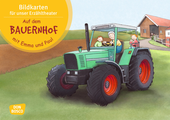 Kamishibai Bildkartenset - Auf dem Bauernhof mit Emma und Paul