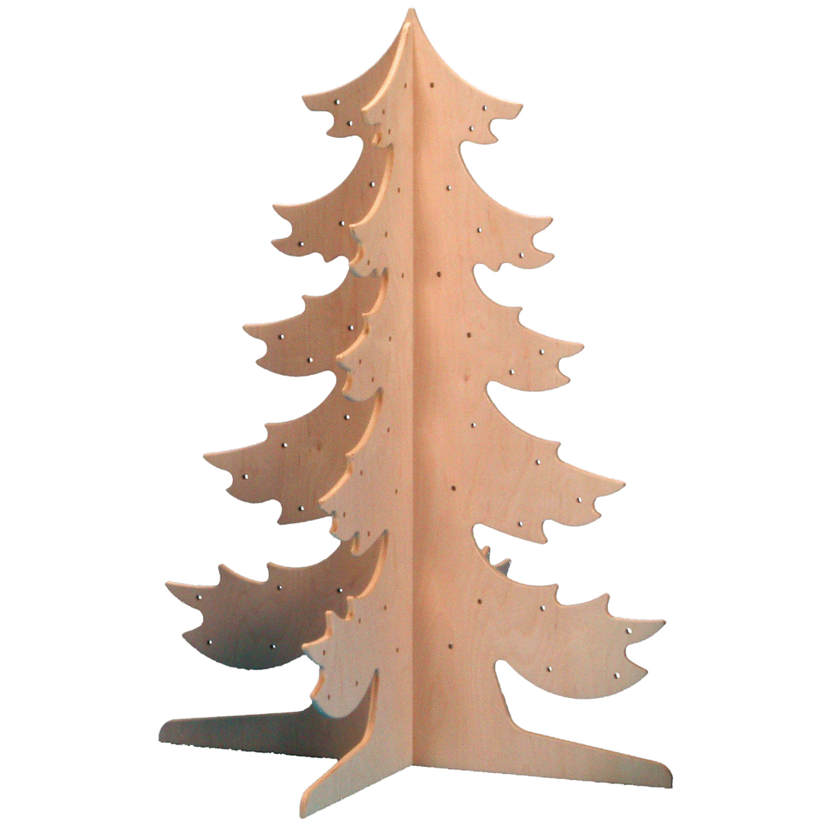 Tannenbaum groß, Höhe 110 cm, Ø 80 cm, steckbar, viele Bohrungen für Deko