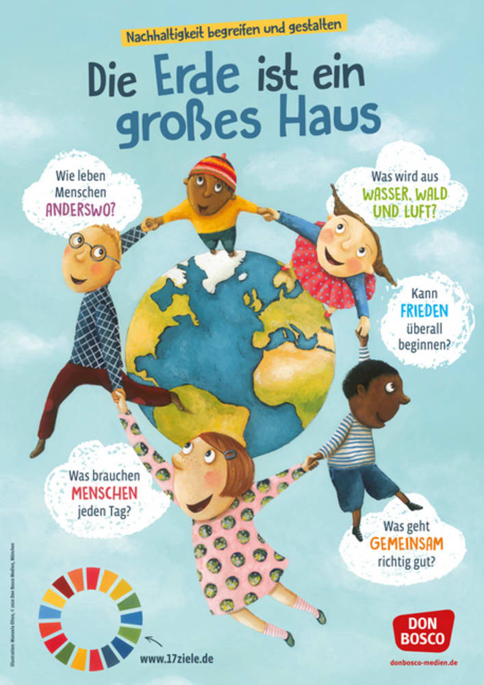 Die Erde ist ein großes Haus, DIN A1 Plakat
