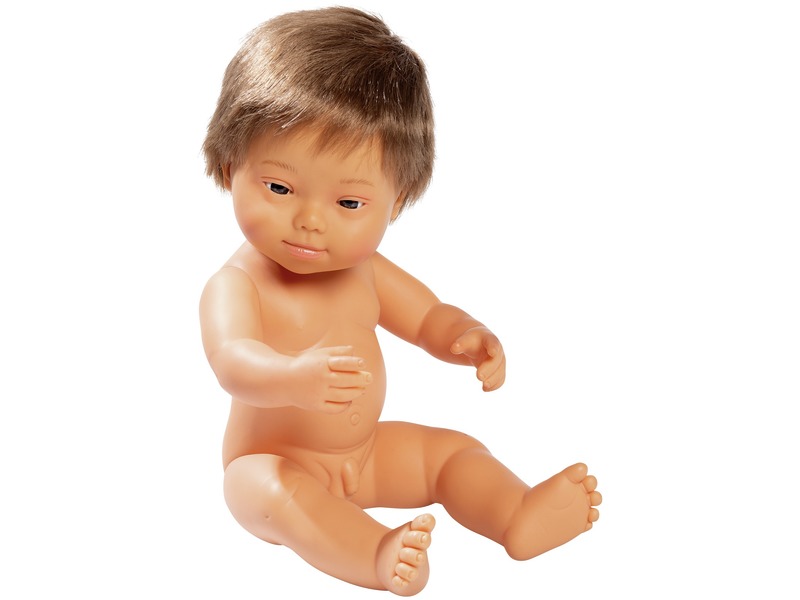 Puppe Mathis mit Downsyndrom für Vielfalt und Inklusion, 38 cm, ab 10 Monaten