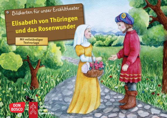 Kamishibai Bildkartenset - Elisabeth von Thüringen und das Rosenwunder, 5-10 Jahre