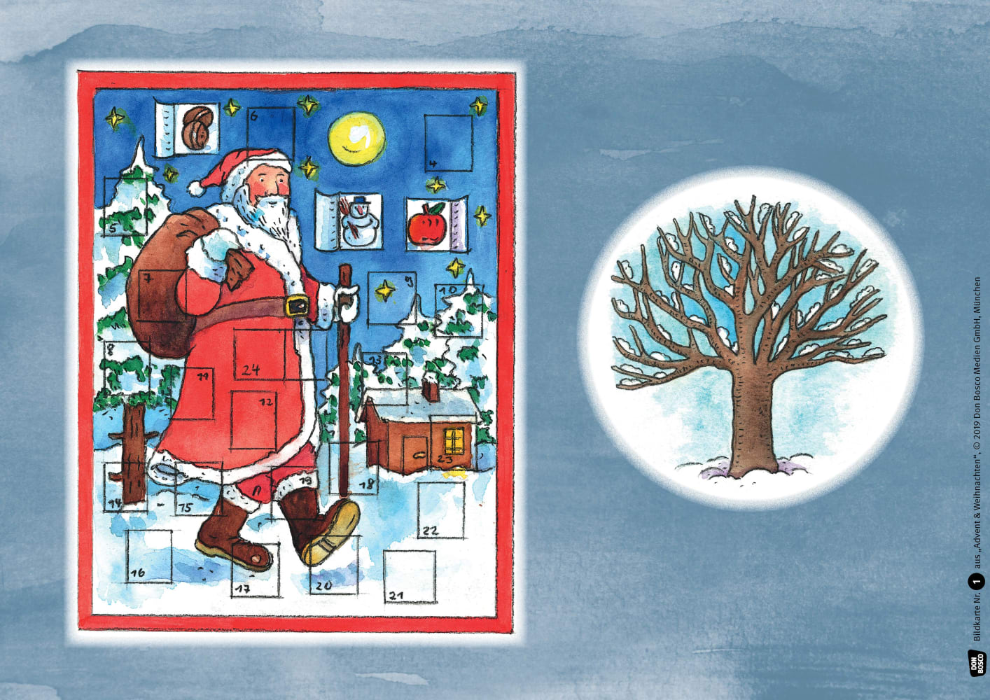 Kamishibai Bildkartenset - Advent und Weihnachten, 2 bis 6 Jahre