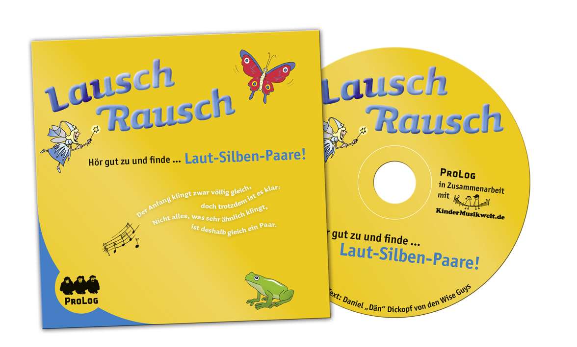 LauschRausch - Laut-Silben-Paare, Bildkarten und Audo-CD, ab 3 Jahre (nur solange der Vorrat reicht!)
