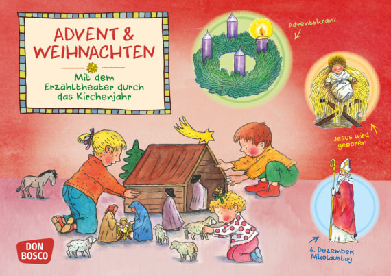 Kamishibai Bildkartenset - Advent und Weihnachten, 2 bis 6 Jahre