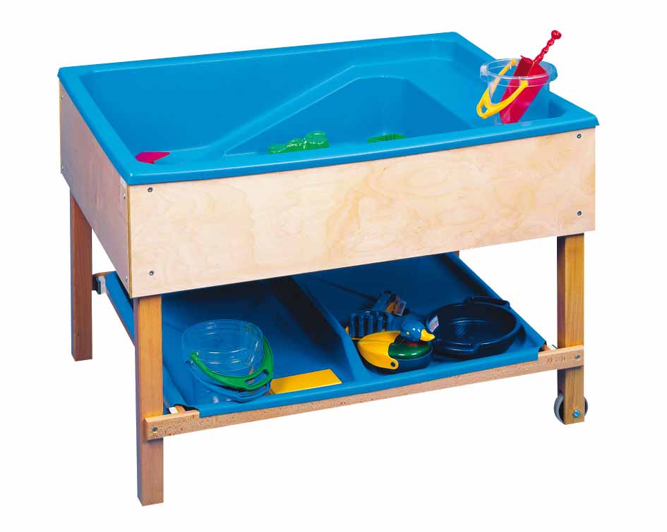 Sand-Wassertisch Tablett blau, separates Zubehörteil