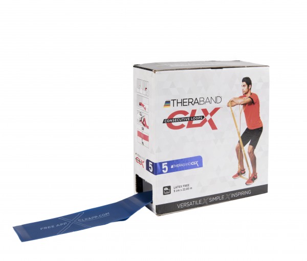 Thera-Band CLX Rolle 22m extra stark/blau