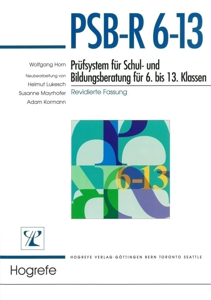 PSB-R 6-13 - Prüfsystem für Schul- und Bildungsberatung für 6. bis 13. Klassen - revidierte Fassung, Testheft A (20)