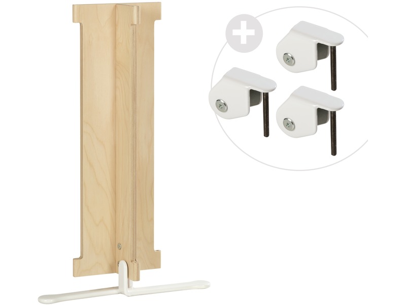 T-Verbindung Birdy, gelenkig, für Zaunelemente, natur