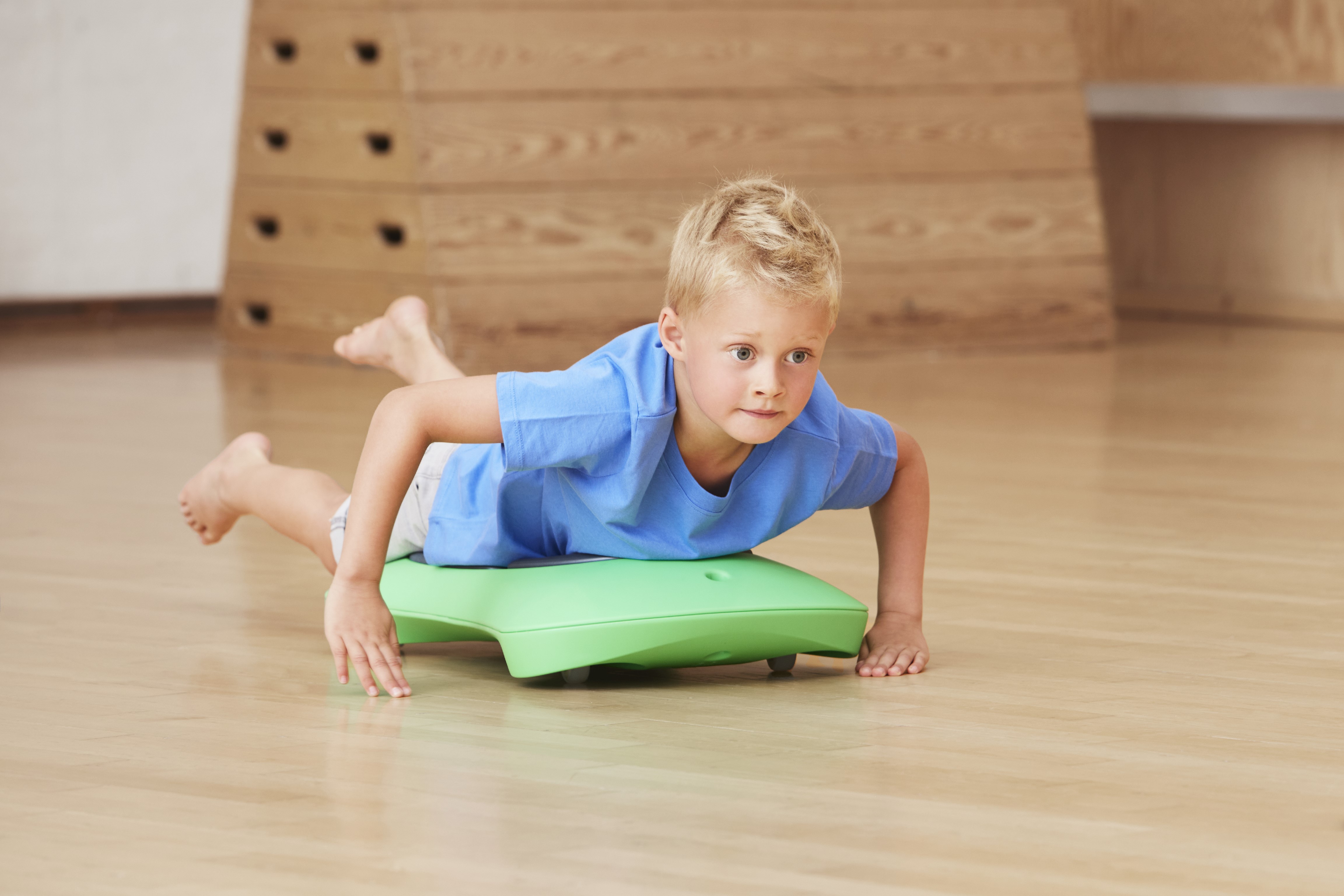 Rollbrett für Kinder, Gonge Floor Surfer, grün, ab 1 Jahr