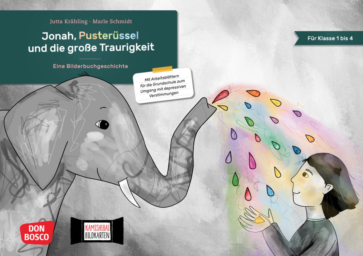 Jonah, Pusterüssel und die große Traurigkeit. Kamishibai Bildkartenset, 1.-4. Klasse