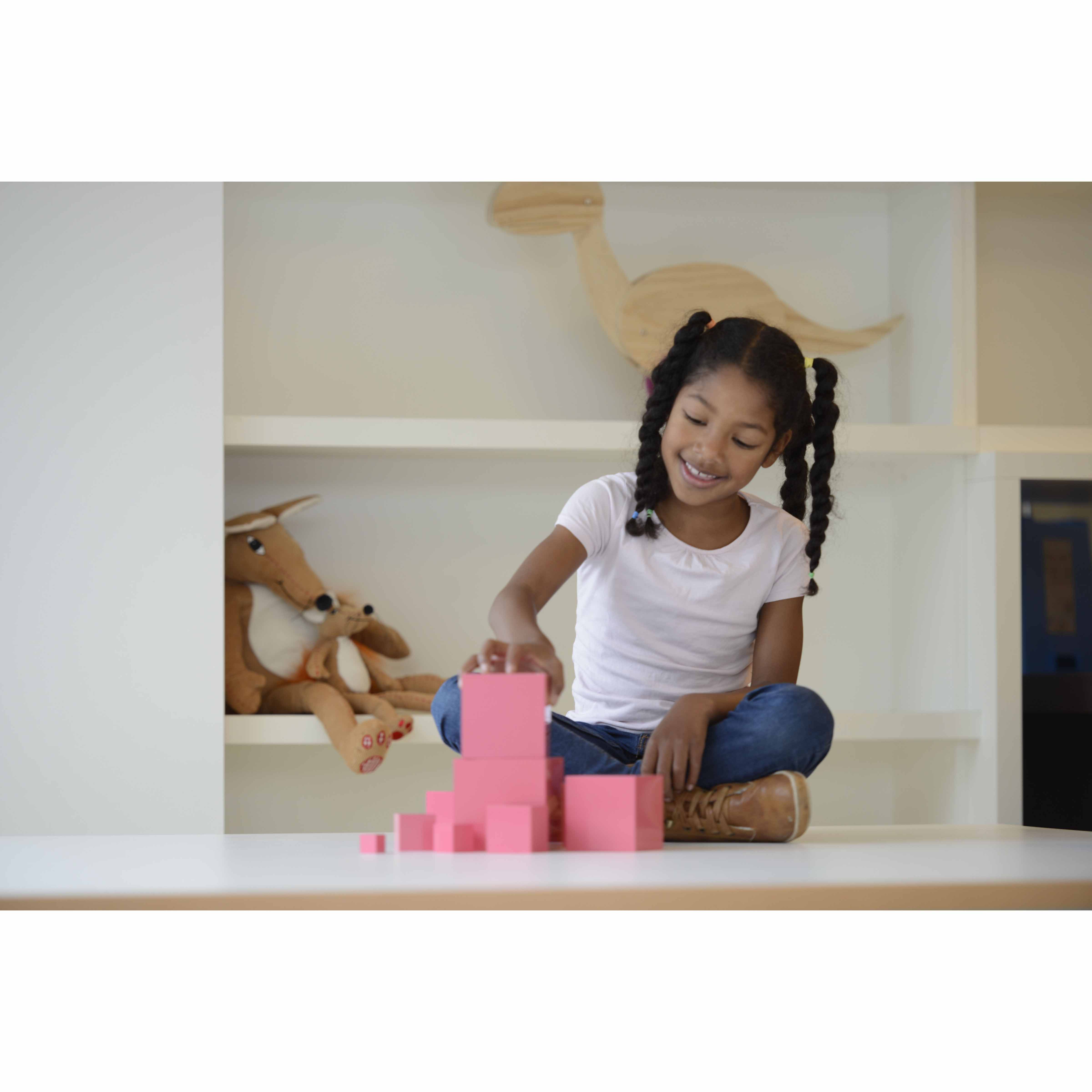 Rosa Turm - Montessori Sinnesmaterial