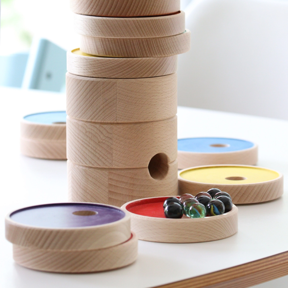 Tower of Marble - aus Holz, Sinnesspielzeug, ab 60 Monaten