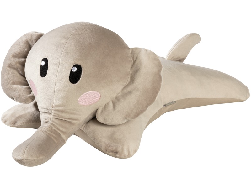 Beschwertes Plüschtier Elefant für ruhige Momente, 2 kg, ab 1 Jahr, grau