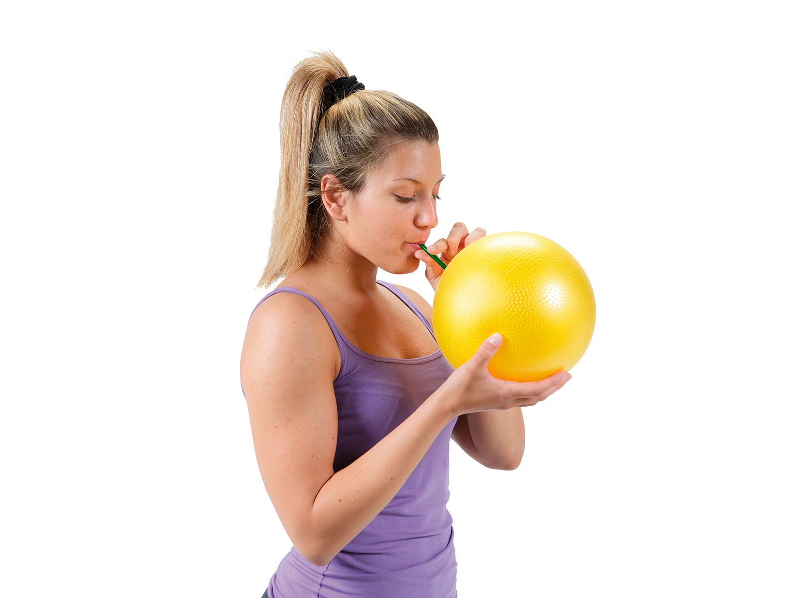 Spielball Gymnic Softgym Over, Ø 23 cm, gelb