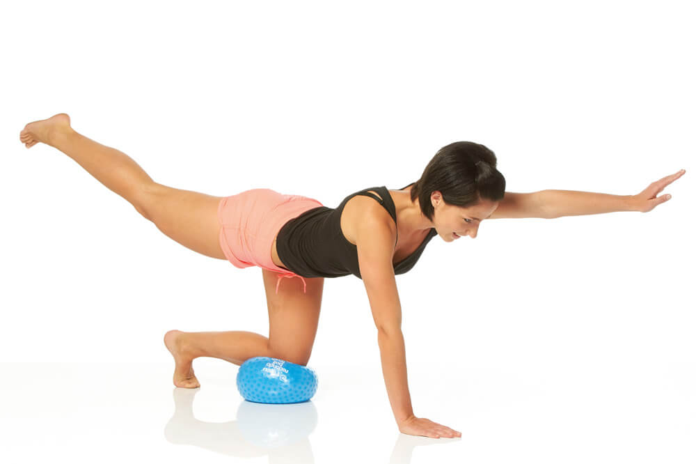 Pilatesball TOGU Redondo Ball Touch, Ø 22 cm, blau