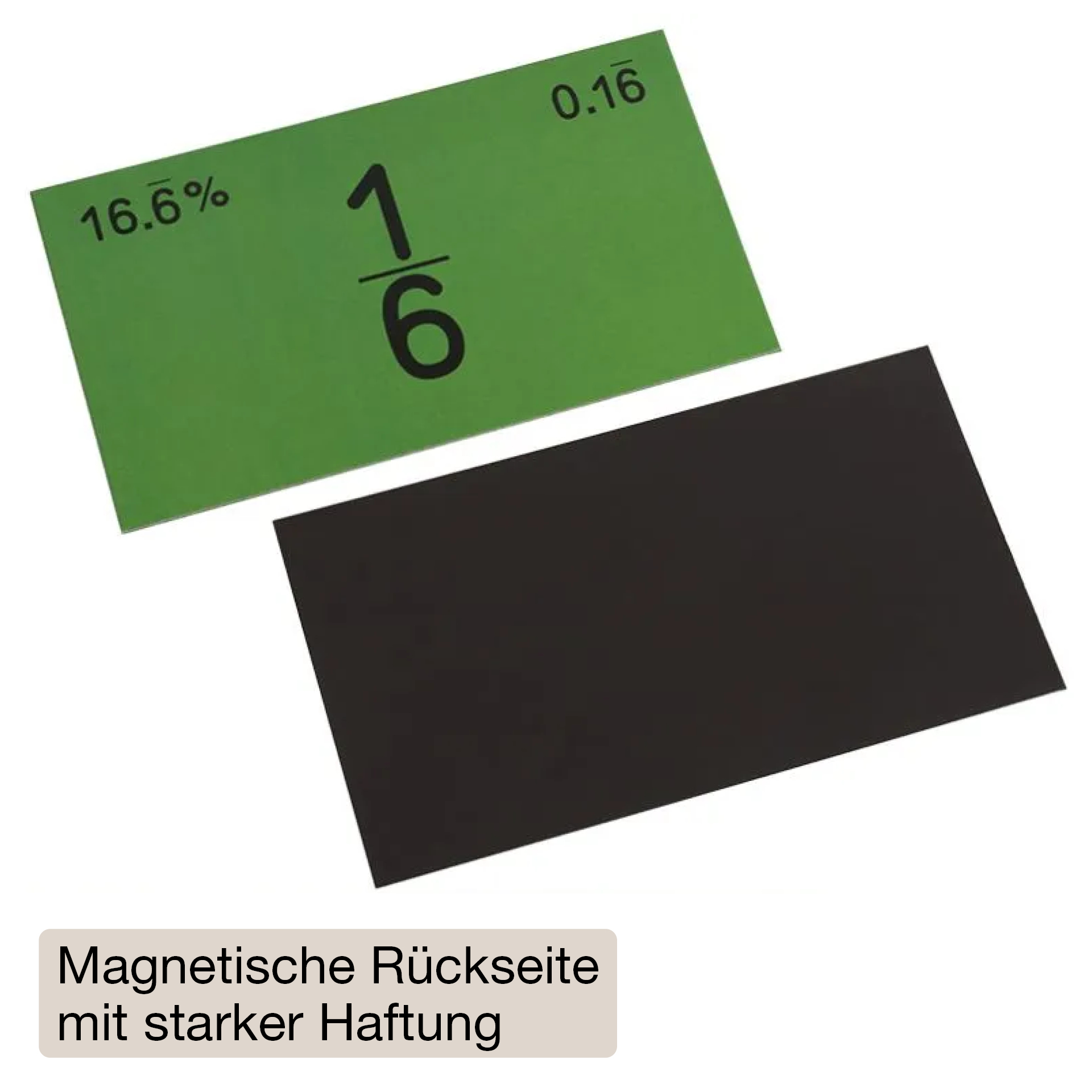 Demo-Bruchrechen-Streifen, magnetisch, linear, 100 cm, 51-tlg.