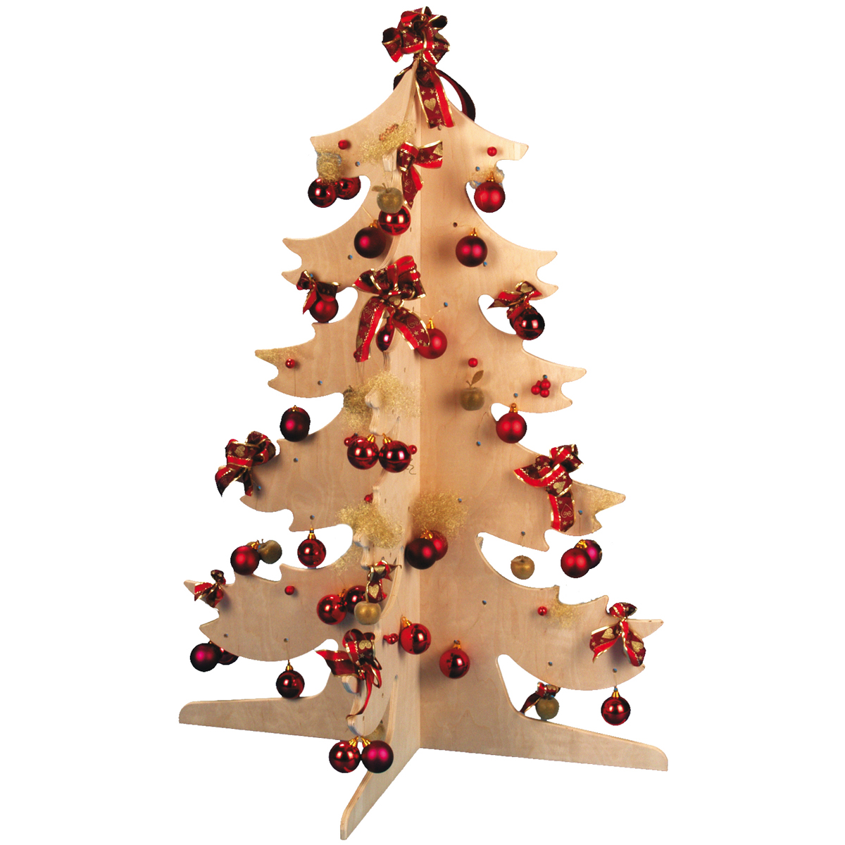 Tannenbaum groß, Höhe 110 cm, Ø 80 cm, steckbar, viele Bohrungen für Deko