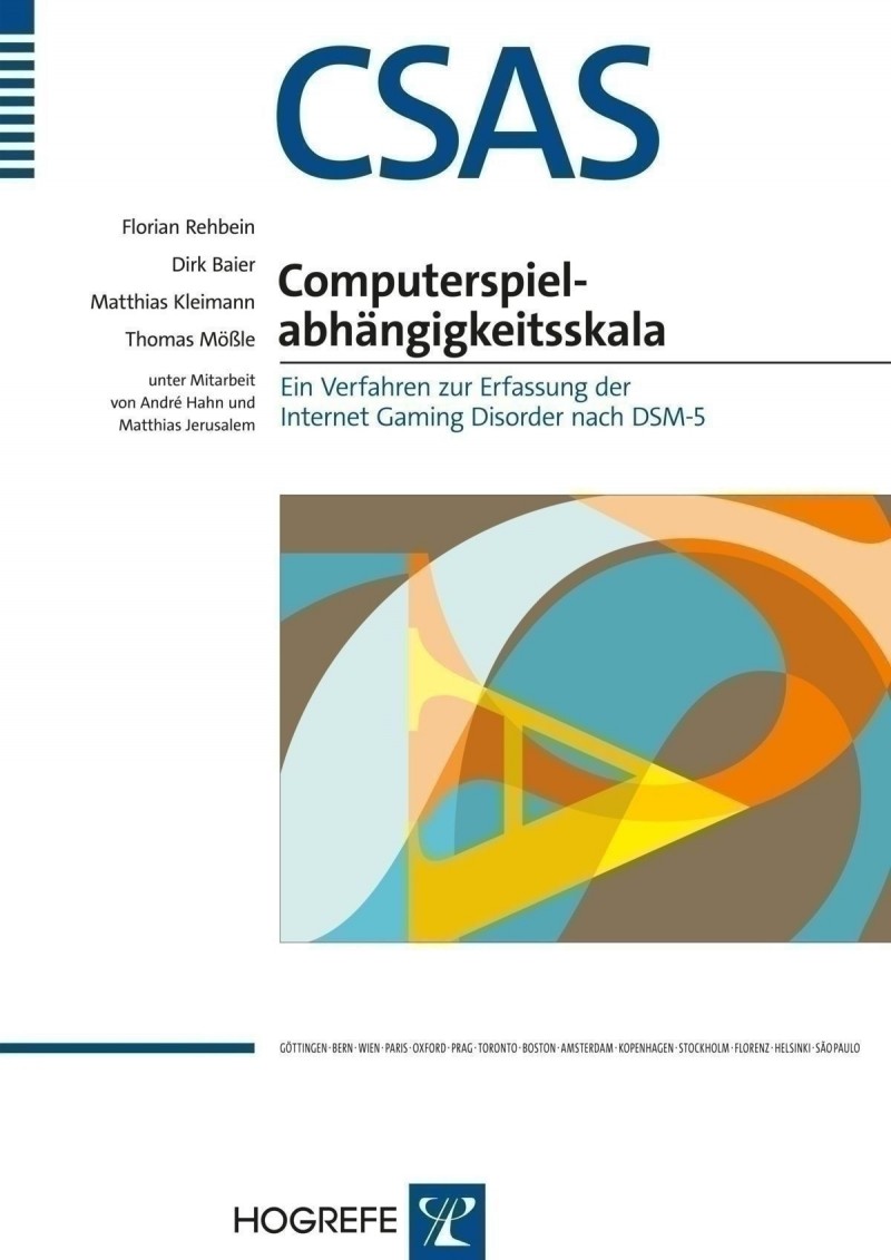 CSAS Computerspielabhängigkeitsskala, kompletter Test, 16-49 Jahre